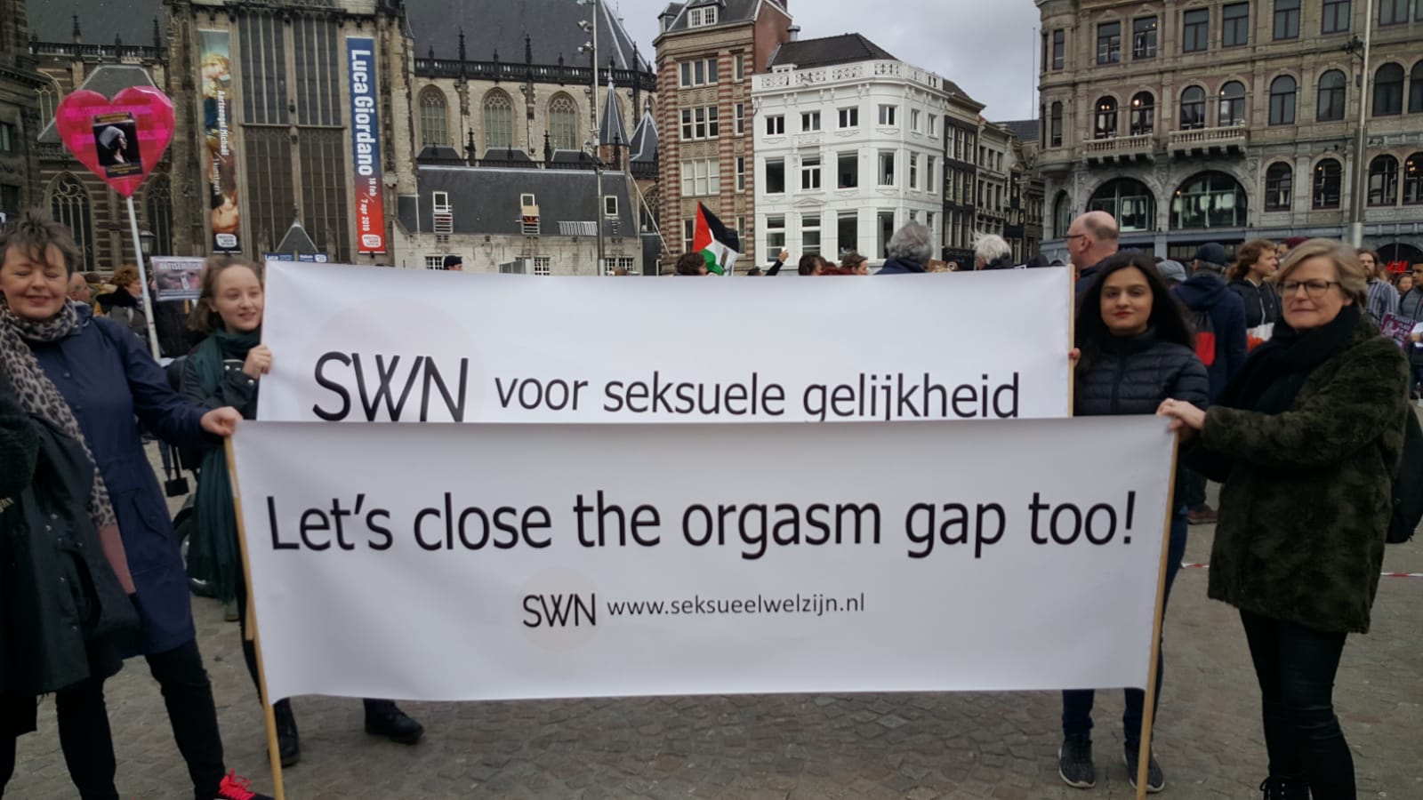 Tweede Women's March in Amstedam