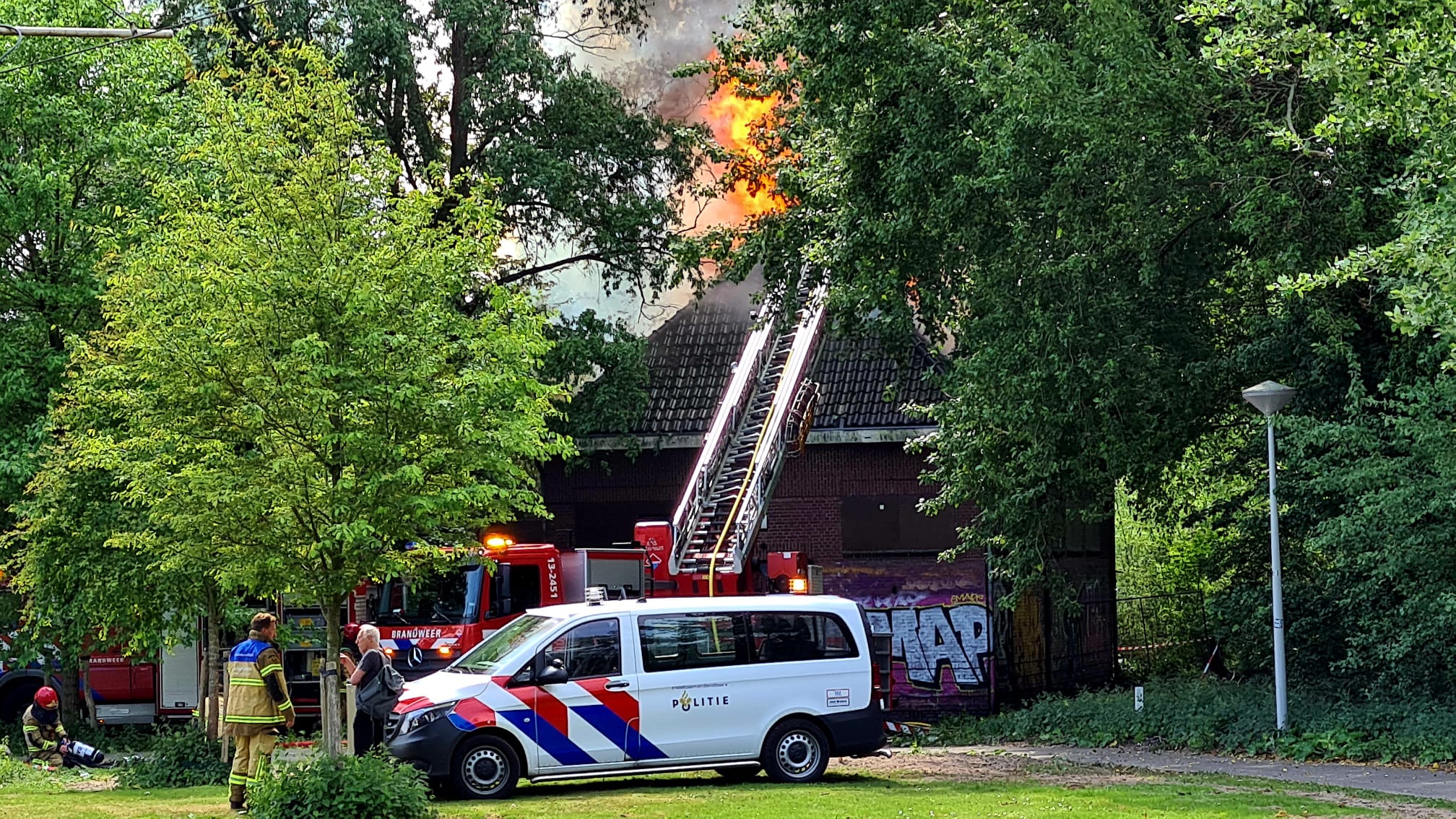 Grote brand