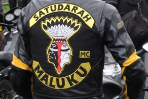 Foto van lid motorclub Satudarah