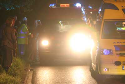 Foto van ambulances in het donker | Archief EHF