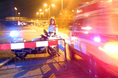 Foto van ambulance motoragent donker | Archief EHF