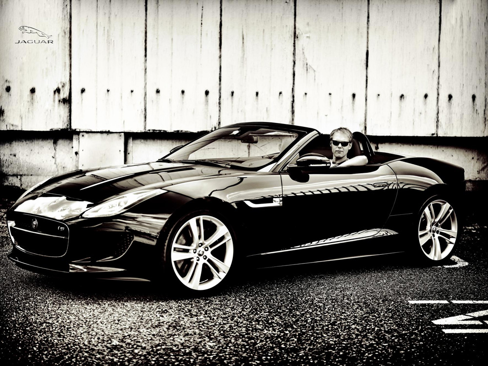 Foto van Armin van Buuren in Jaguar F-type | Jaguar
