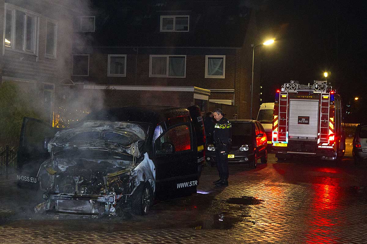 Opnieuw bestelauto van zelfde bestuurder uitgebrand in Den Bosch