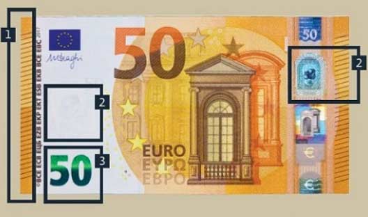 Nieuw 50-eurobankbiljet vanaf dinsdag 4 april in omloop