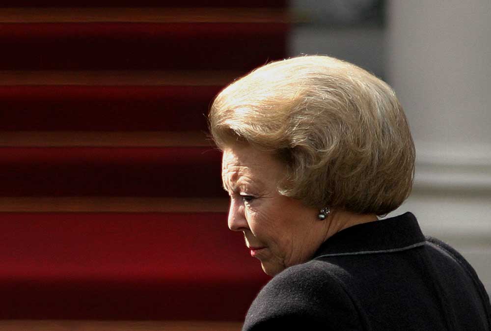 Prinses Beatrix bij herdenking 1e WO in België