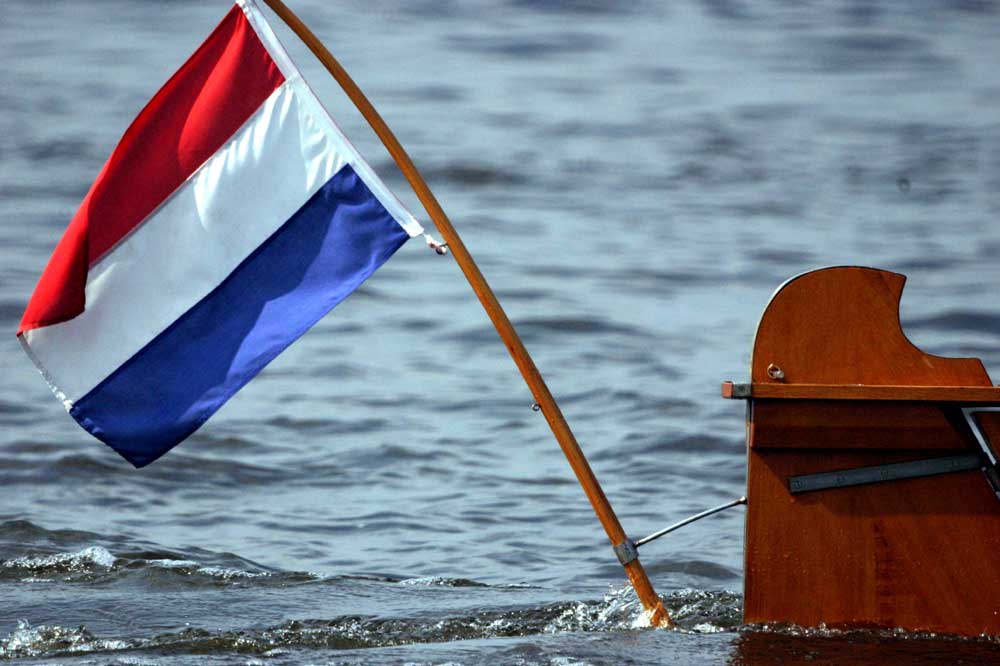 Foto van boot Nederlandse vlag | Archief EHF