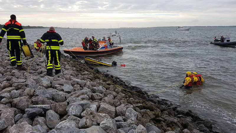 Onbeheerde boot in Hollands Diep gevonden