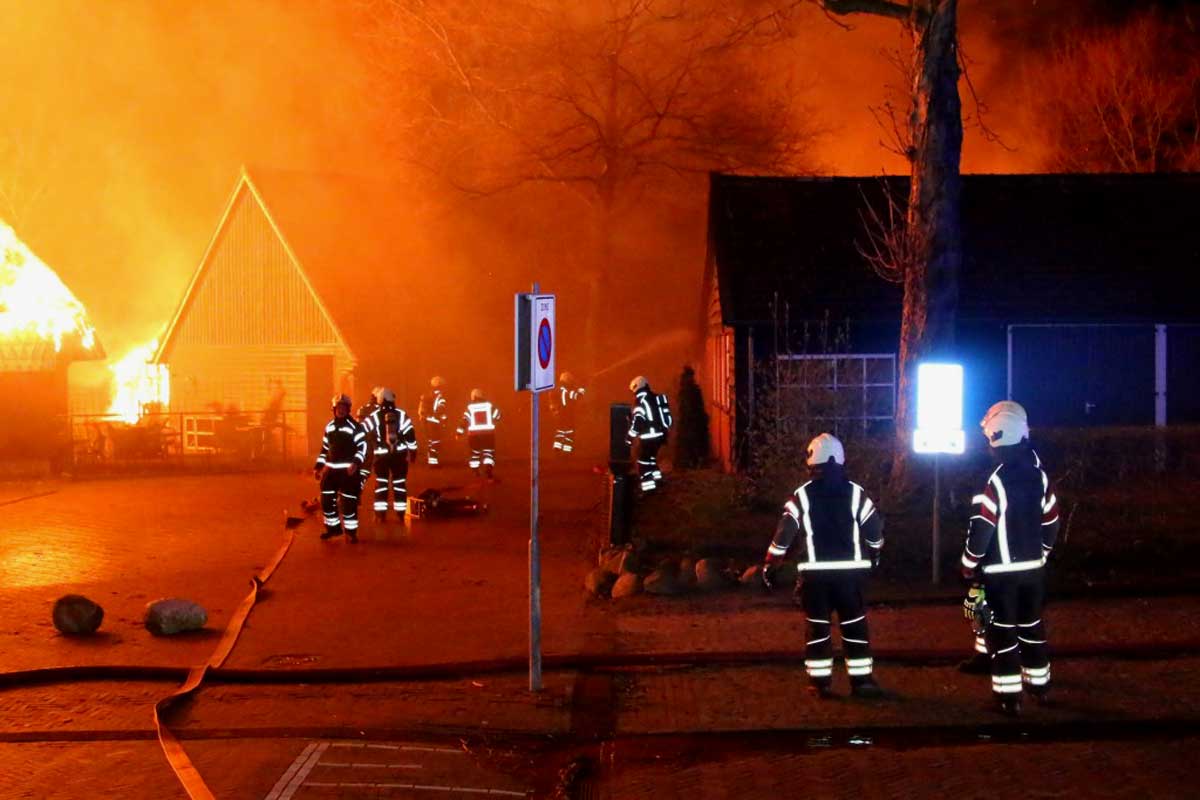 Resten lichaam gevonden in uitgebrand distilleerderij Exloo