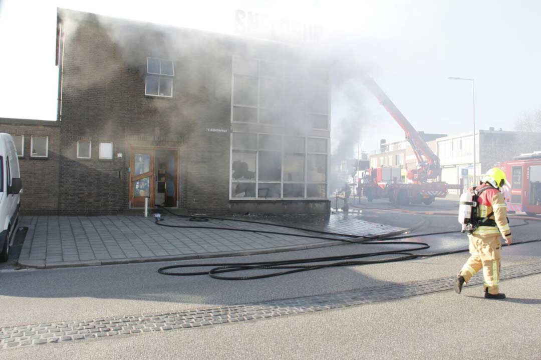 Gewonde bij brand in Schiedam