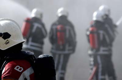 Foto van brandweermannen | Archief EHF