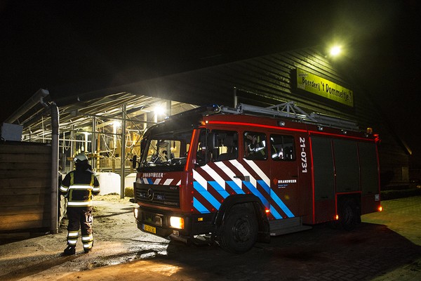 Foto van brand in activiteitenboerderij | Persburo Sander van Gils | www.persburausandervangils.nl