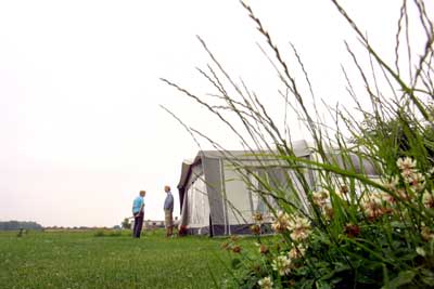 Foto van camping tent caravan | Archief EHF