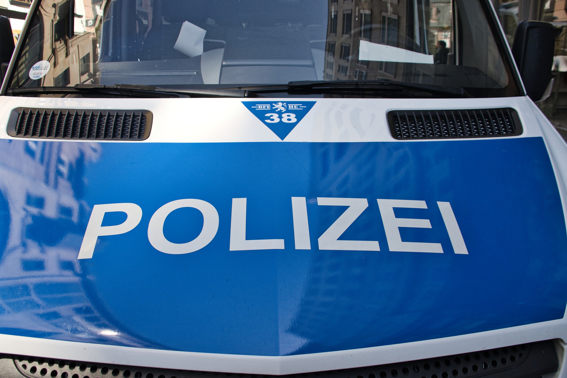 Duitse politieauto