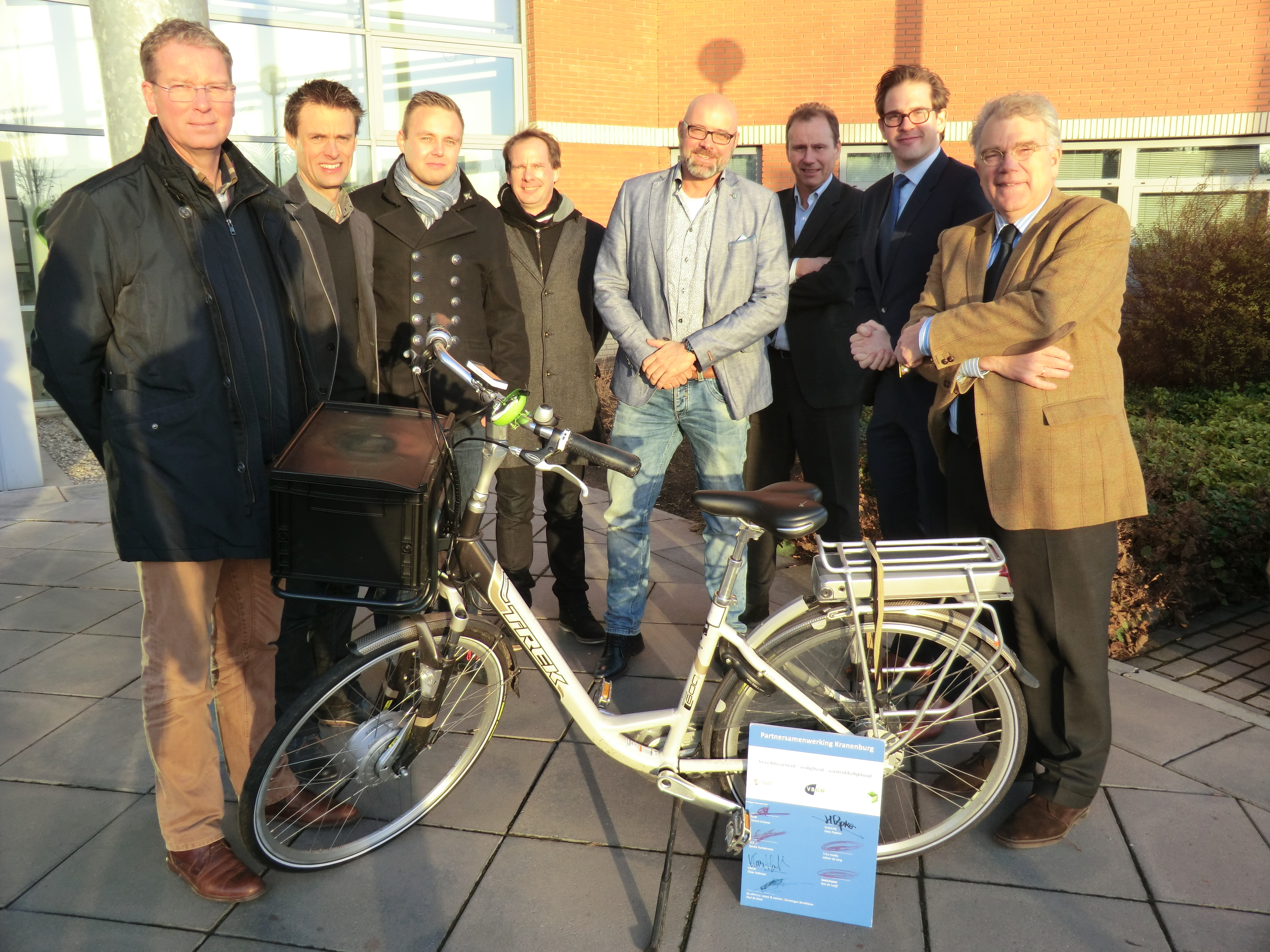 Bedrijven werken samen aan betere fietsbereikbaarheid op Kranenburg