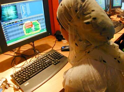 Foto van computer internet moslima | Archief EHF