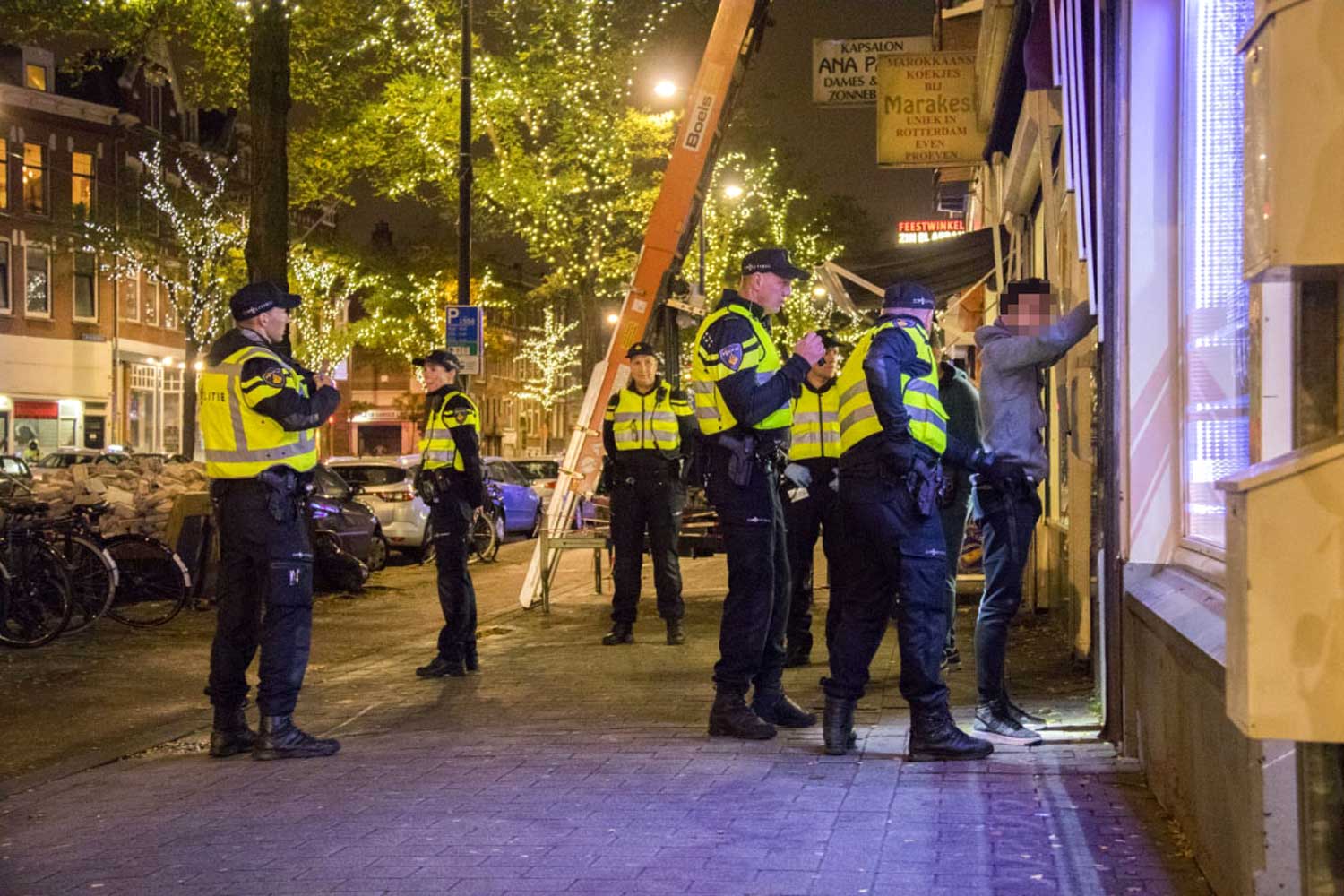 Grote controleactie politie Rotterdam