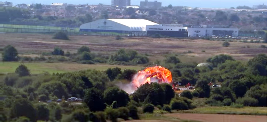 Straaljager crashed tijdens vliegshow in Engeland