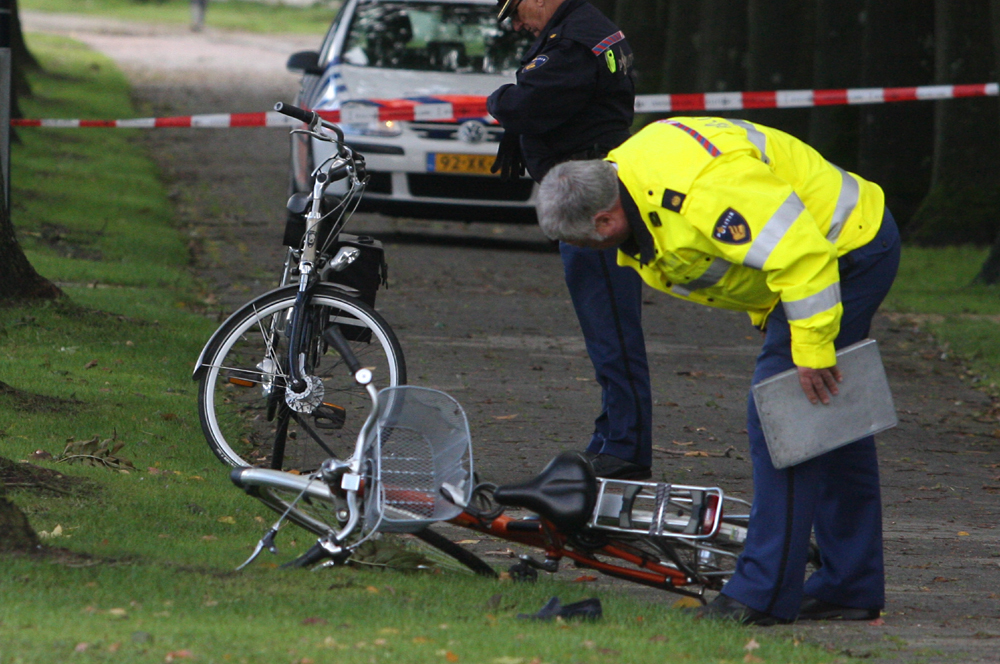 Foto van fiets ongeval politie | Archief EHF