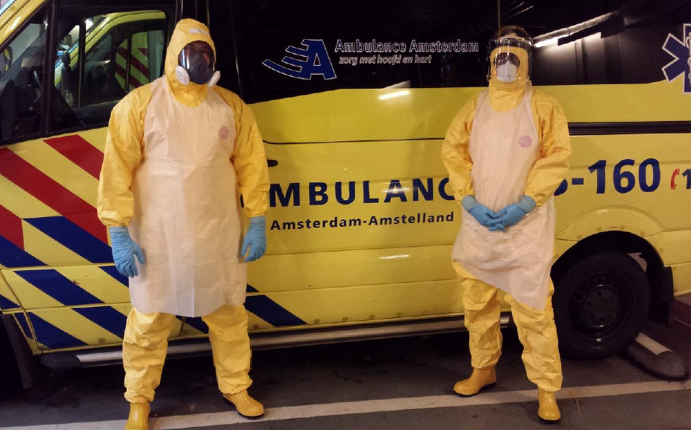 Ambulancezorg noordwest Nederland goed voorbereid op Ebola-patiënten