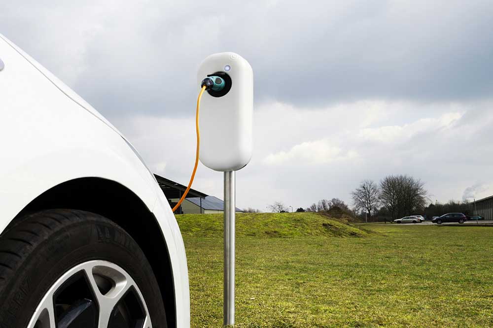 Foto van elektrisch oplaadpaal auto | VNA