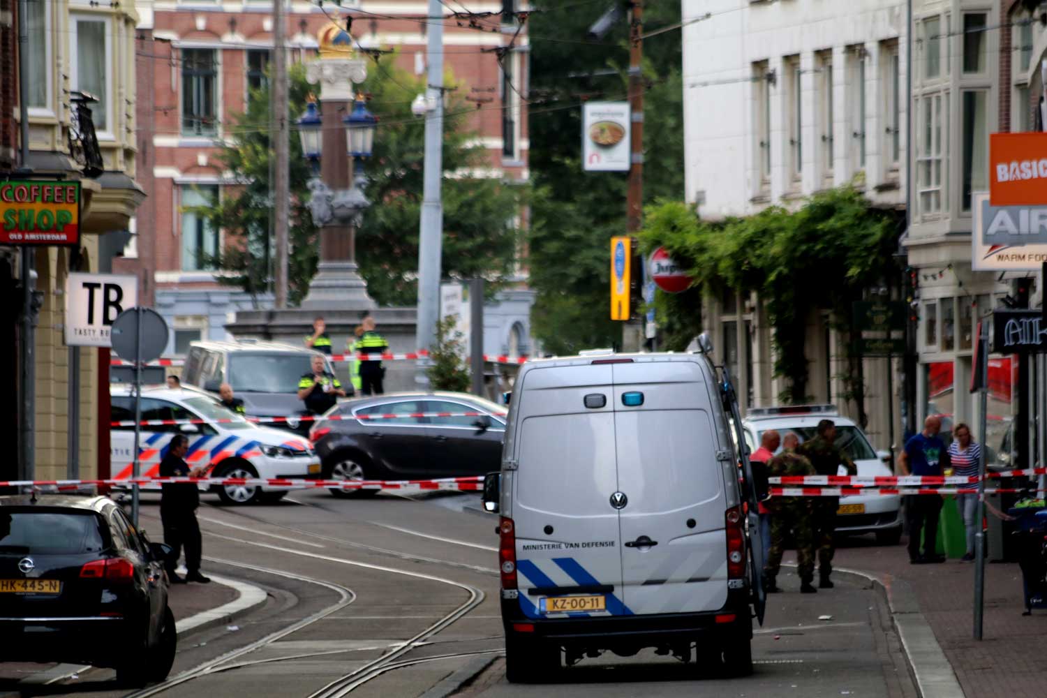 EOD verwijdert explosief in centrum Amsterdam