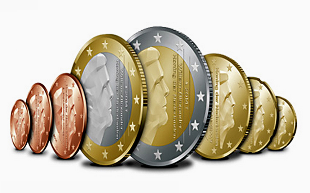 Foto van euro munten koning Willem-Alexander | Koninklijke Nederlandse Munt