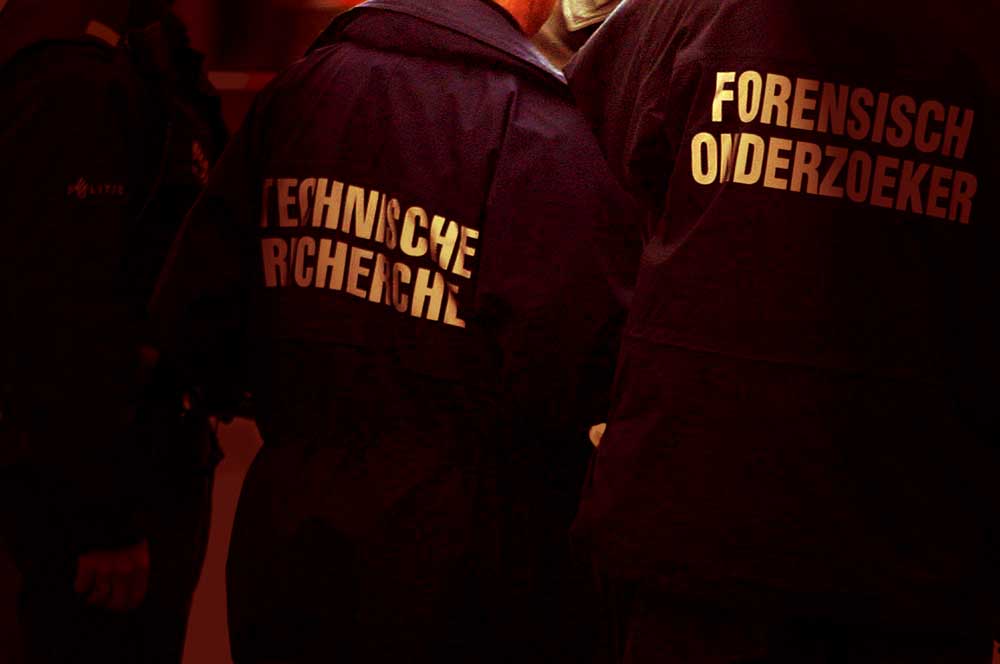 Foto van forensisch onderzoek politie | Archief EHF