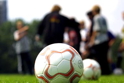 Foto van training voetbal | Archief EHF