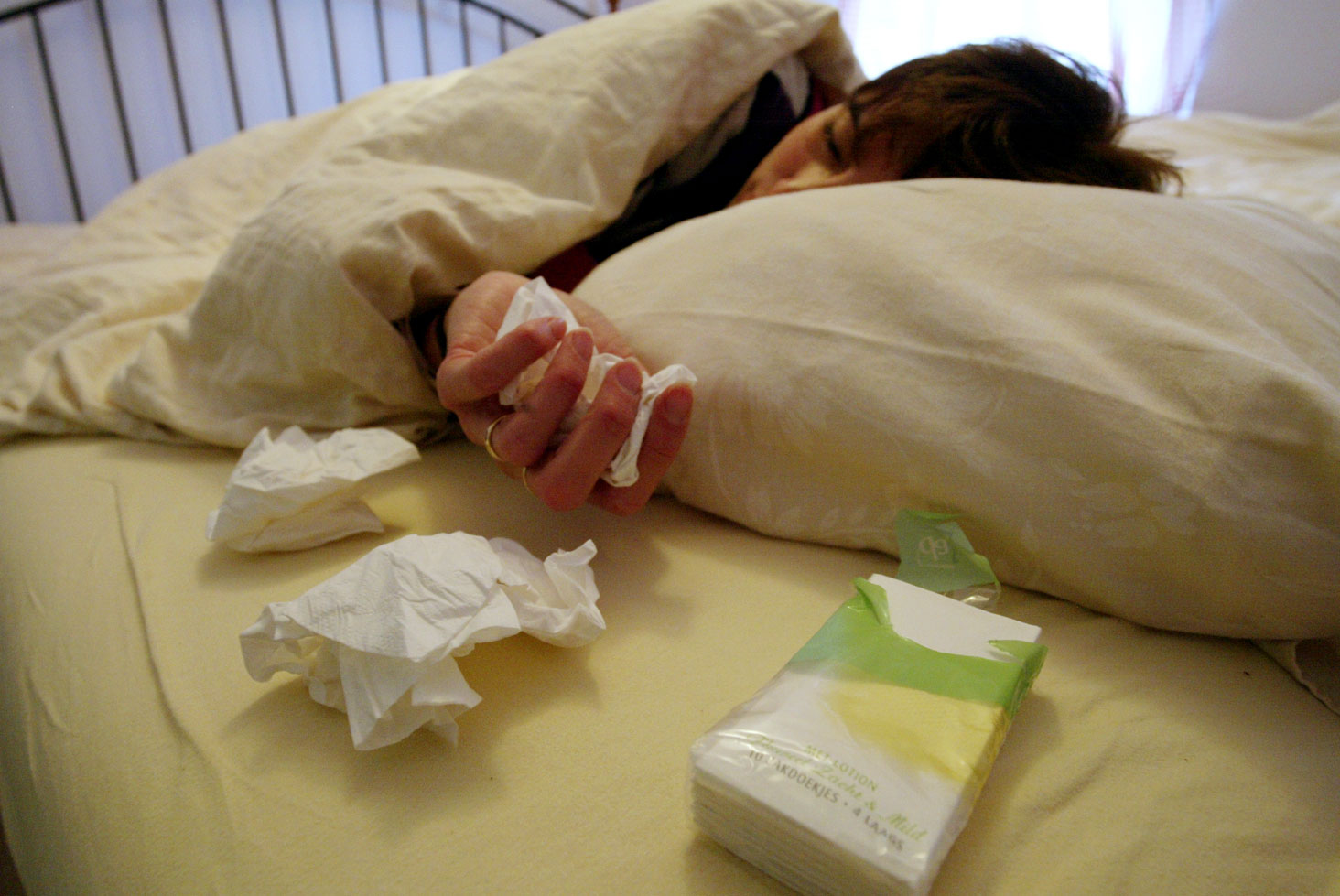 griep-verkouden-ziek-bed