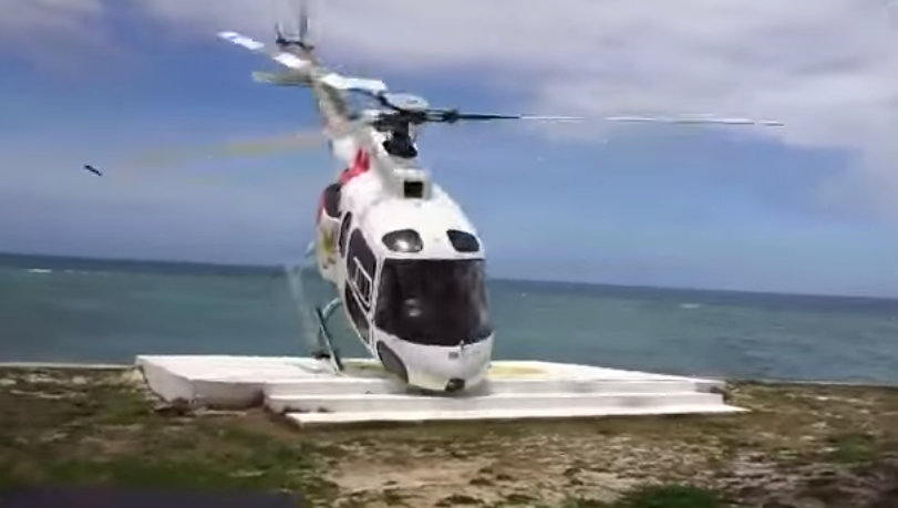 Helikopter door rukwind gecrasht