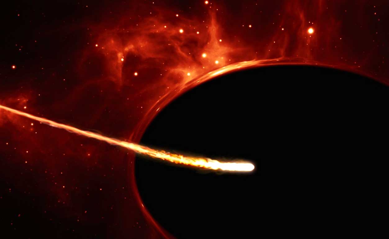 Grootste hypernova ooit blijkt roterend zwart gat dat ster uiteenscheurt