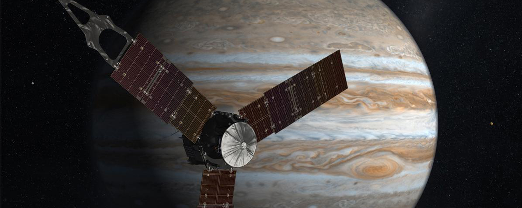 NASA-sonde Juno veilig aangekomen bij Jupiter