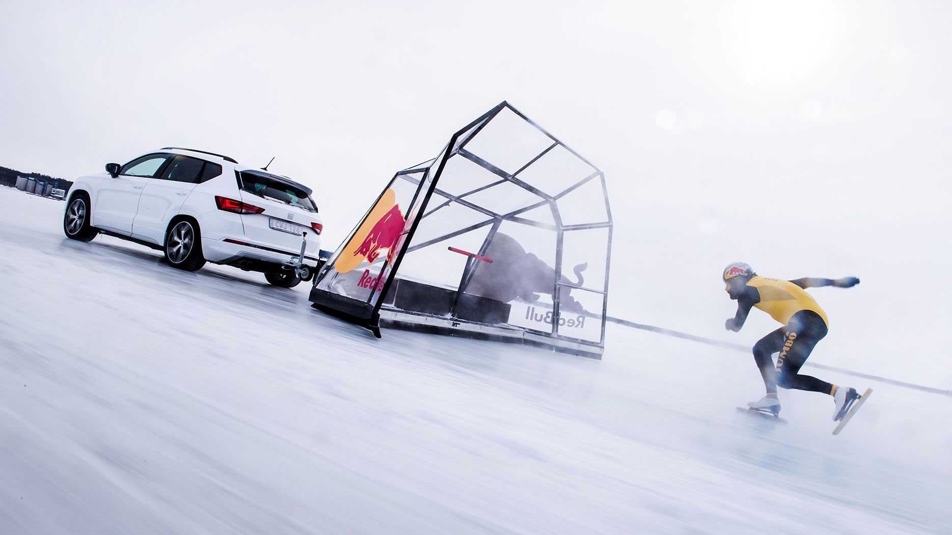 Kjeld Nuis met 93 km/h snelste ter wereld op schaatsen