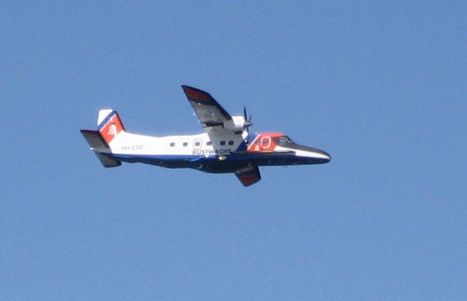 Kustwacht surveilleert opnieuw boven Middellandse Zee