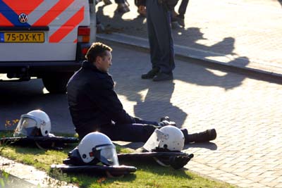 Foto van mobiele eenheid helm | Archief EHF