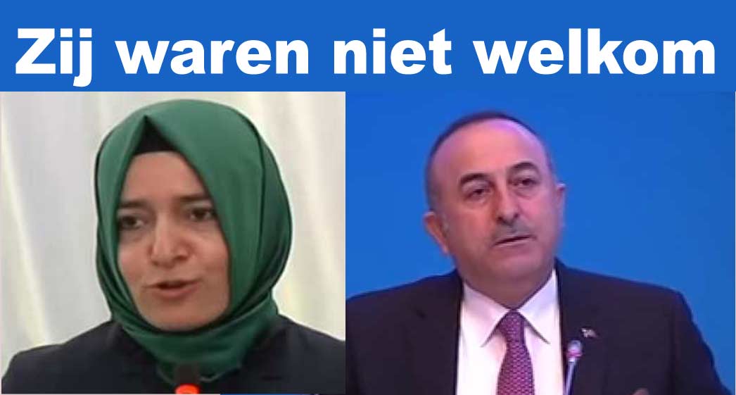 Turkse ministers niet welkom in Nederland
