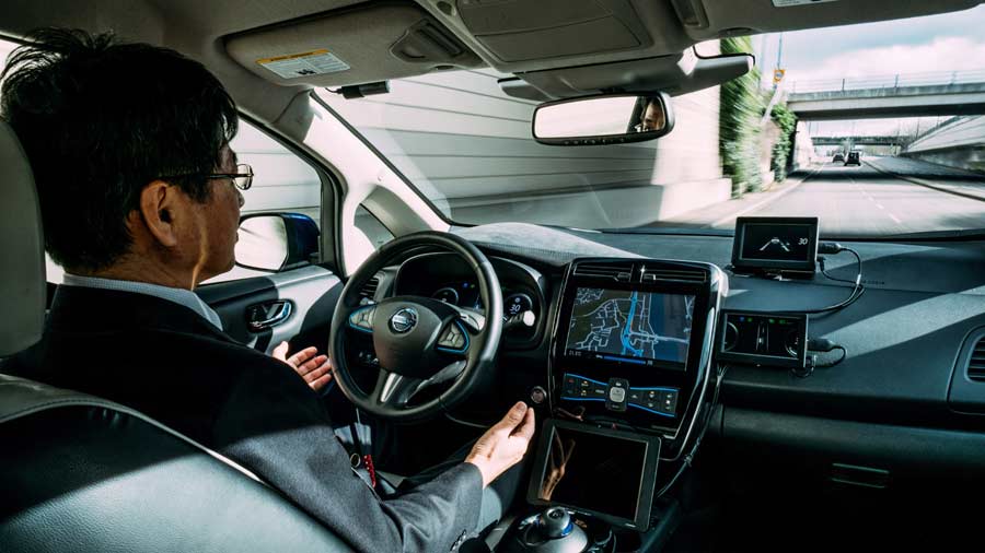 Eerste praktijktest autonoom rijden van Nissan in Europa