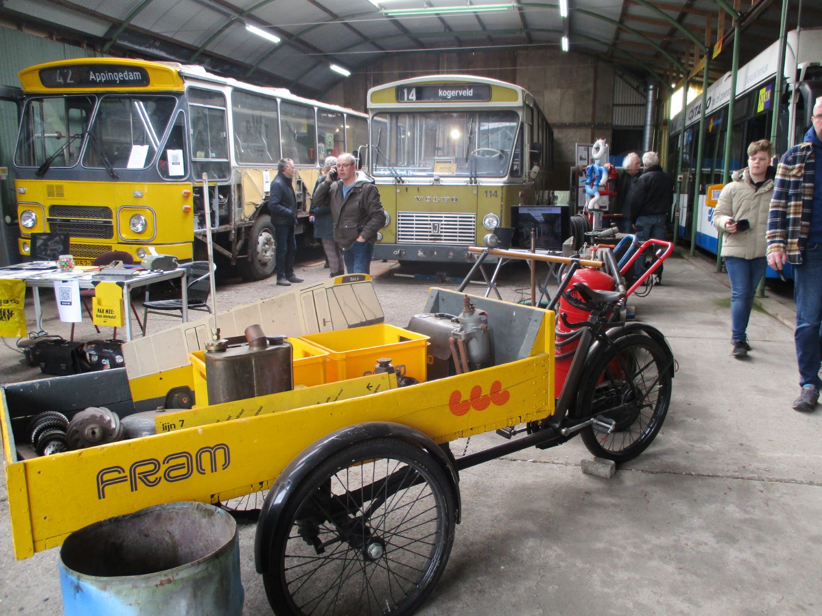 Garage openbaar vervoer museum