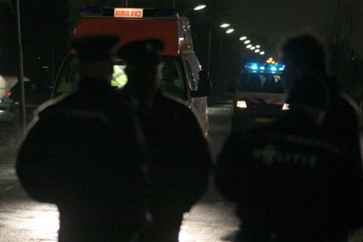Foto van politie en ambulance in donker | Archief EHF