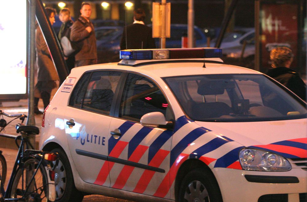 Foto van politie auto's in donker | Archief EHF