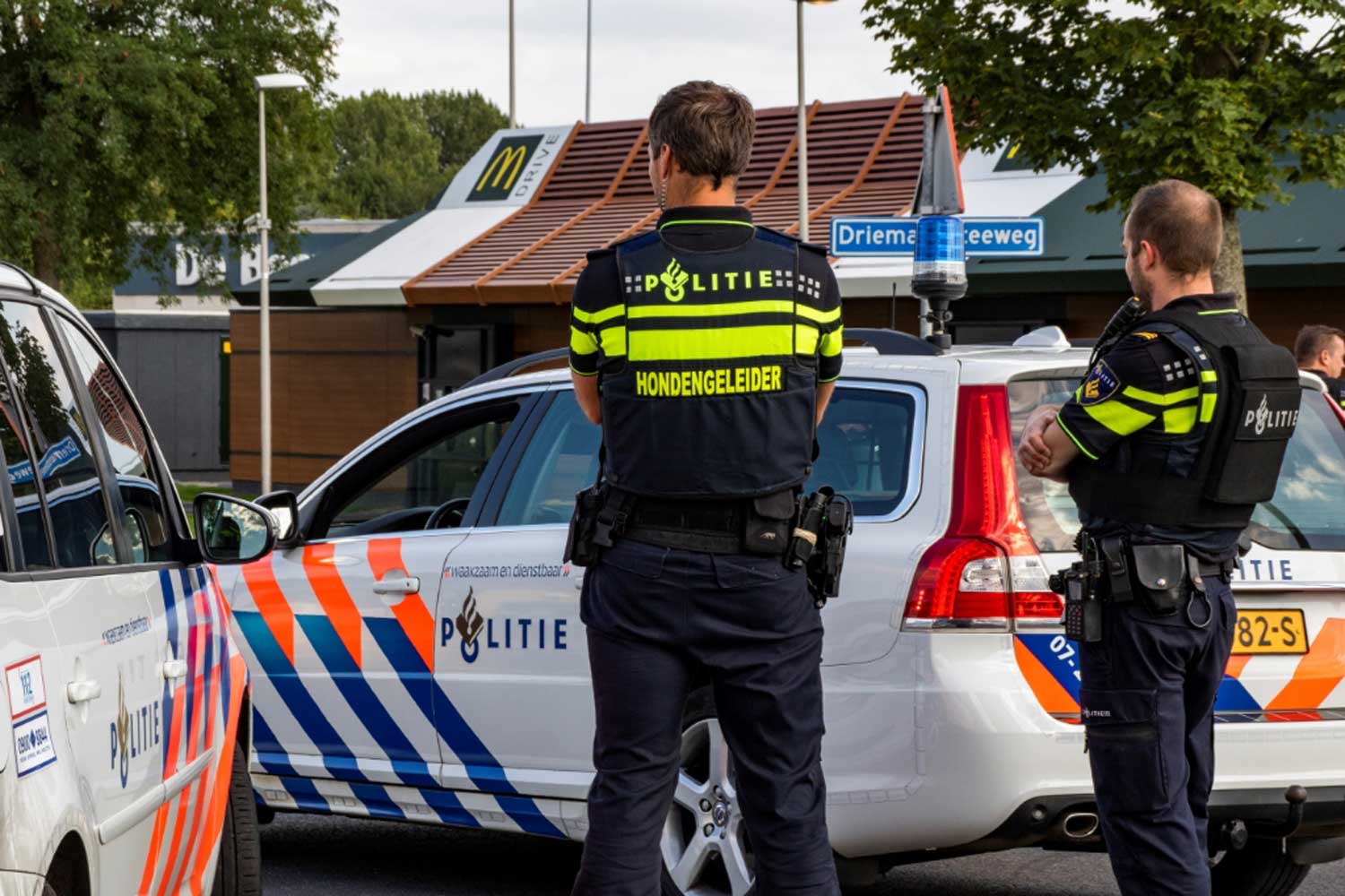 politie Mcdonalds