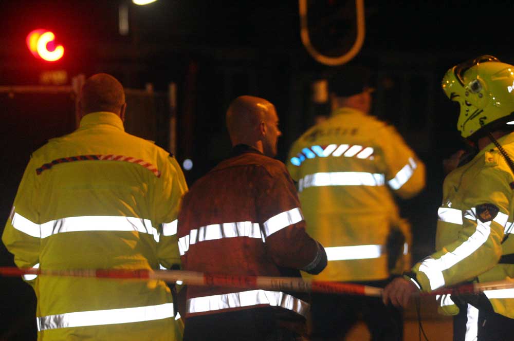 Foto van politie in donker | Archief EHF