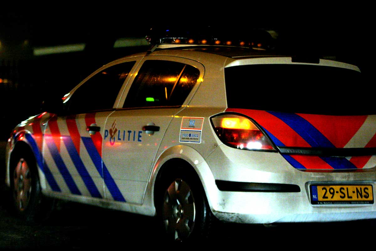 politieauto-donker