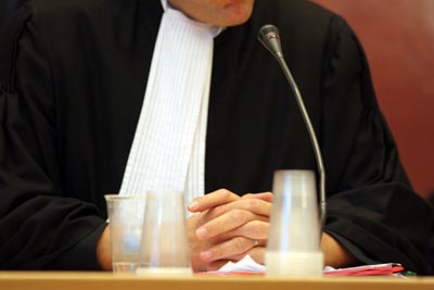Foto van rechter in toga | Archief EHF