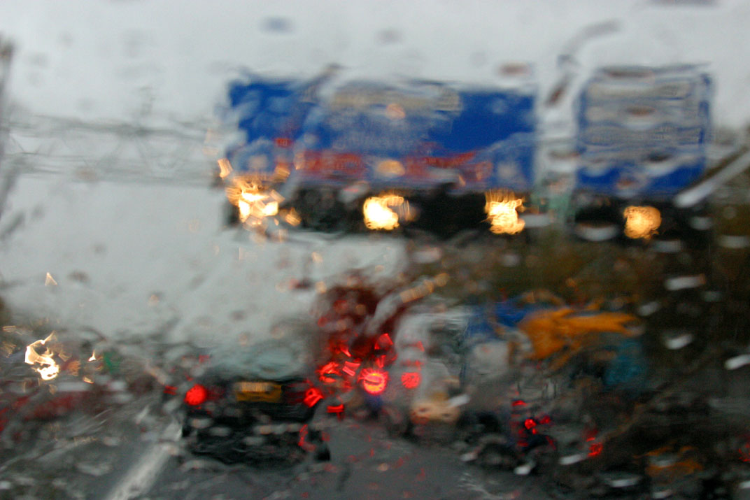 Regen zorgt voor drukste maandagavondspits van 2014