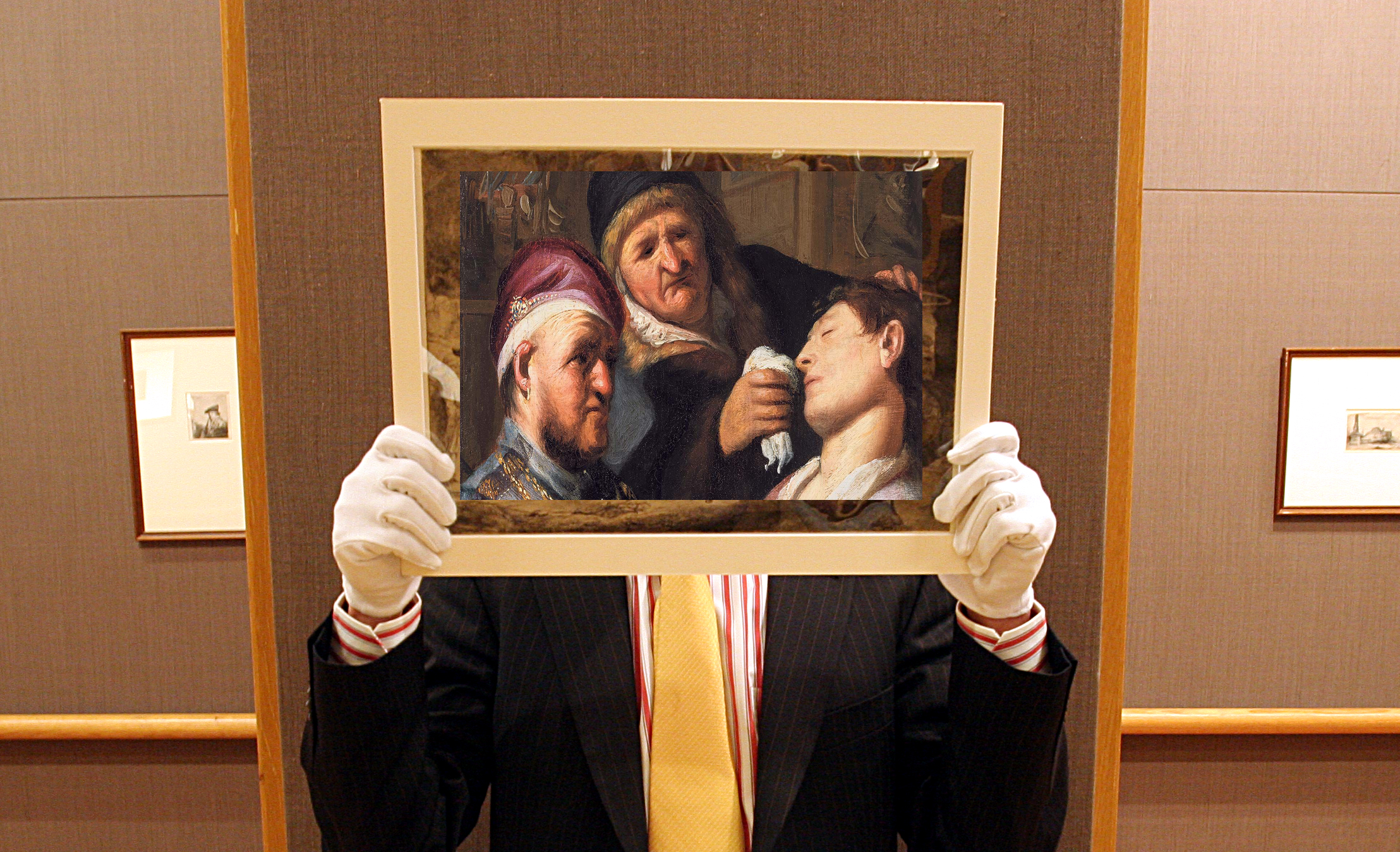 'Nieuwe' Rembrandt ondekt en is te zien op TEFAF