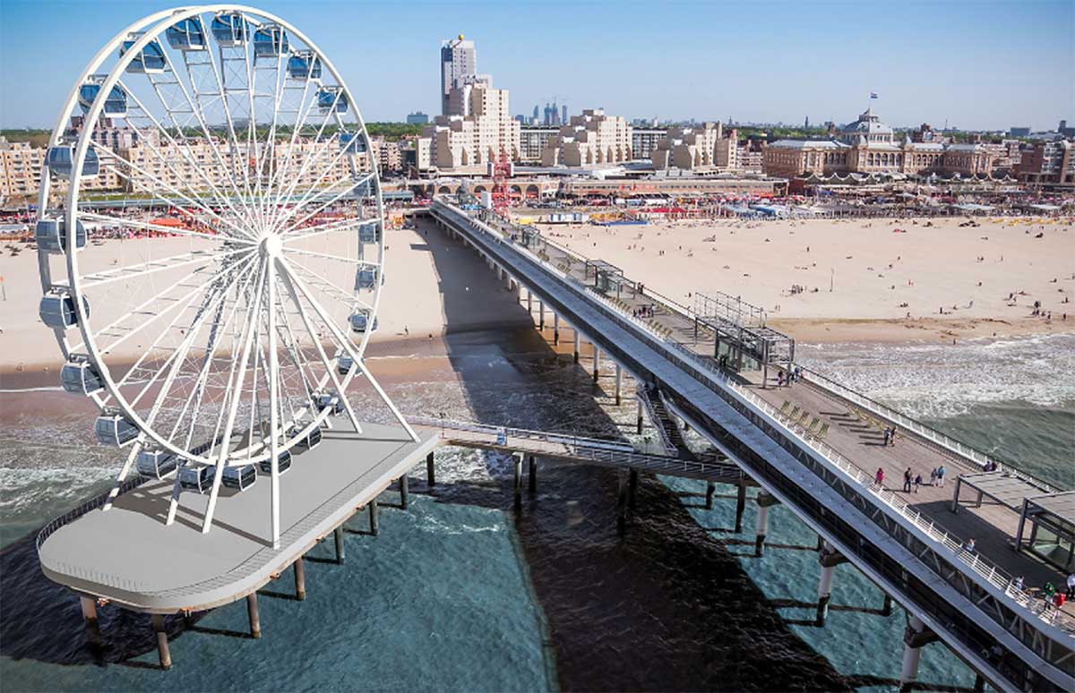 Reuzenrad op Scheveningse Pier geopend