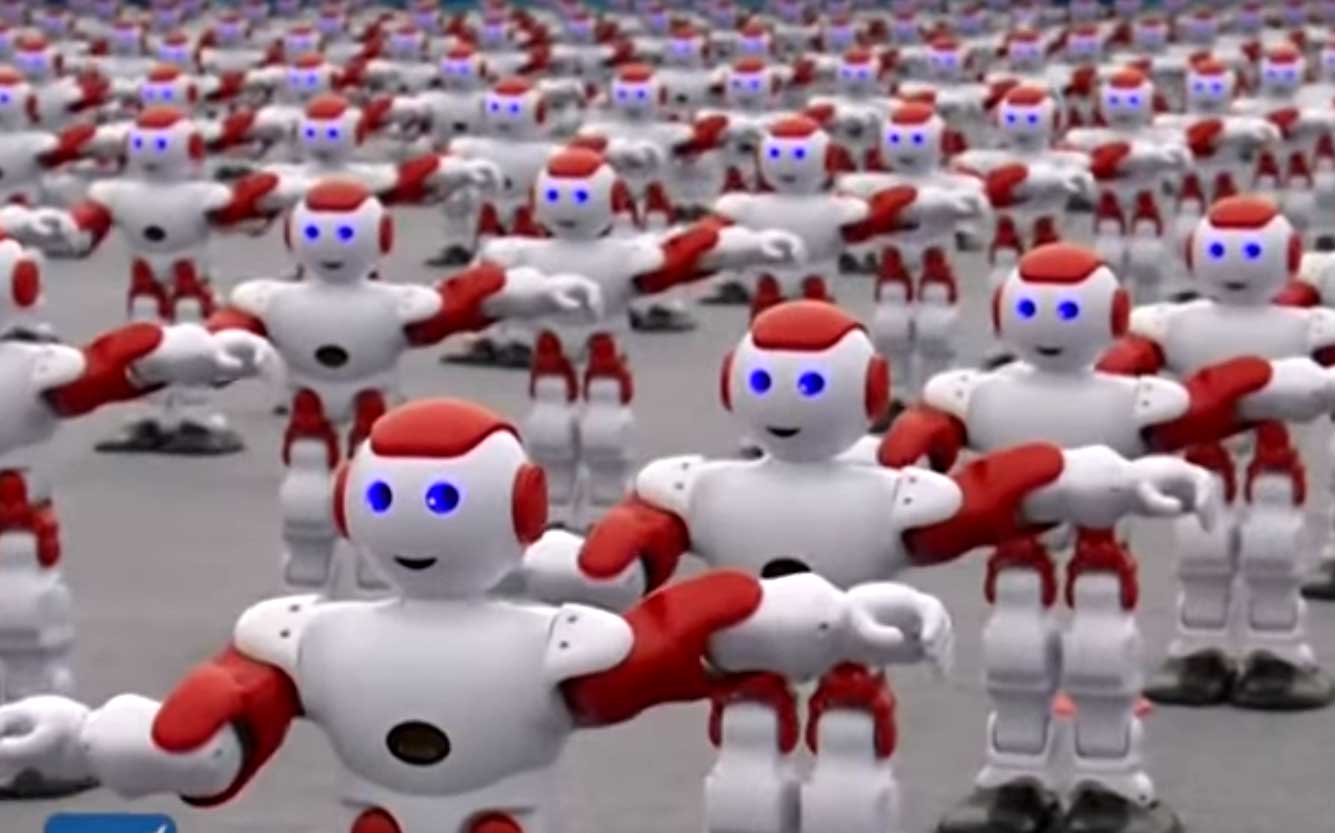 Ruim 1.000 Chinese mini-robots dansen simultaan nieuw record