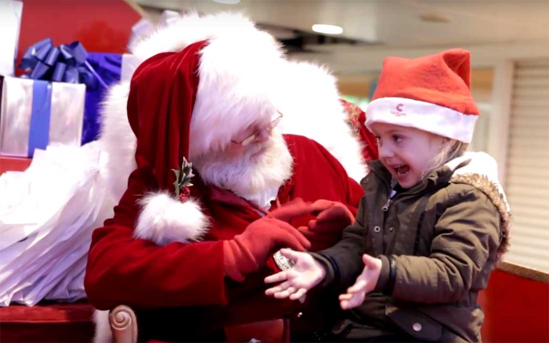 Een warm kerstgevoel bij het bekijken van deze bijzondere Kerstman