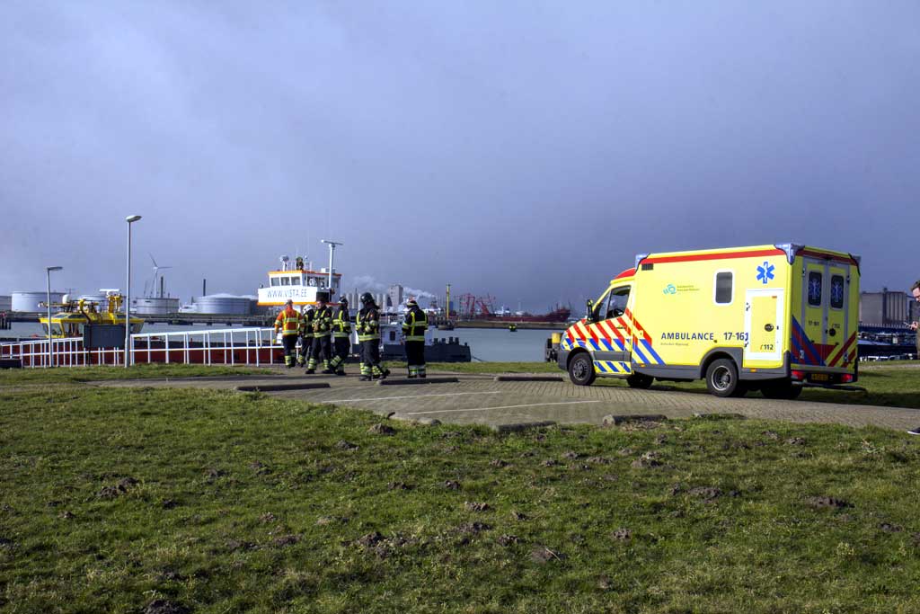 Dodelijk ongeval op schip in Rozenburg
